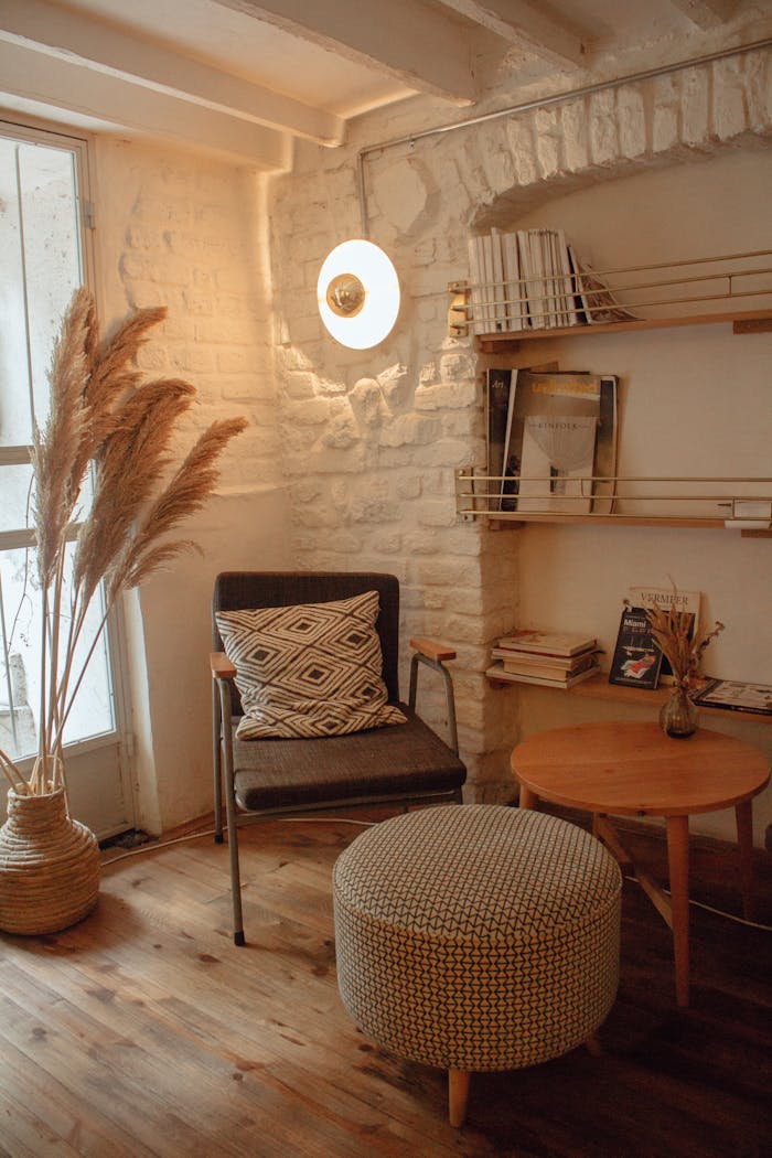 who-we-are Warm and inviting modern living space with natural decor and a cozy atmosphere.